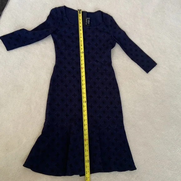 St.John Black Label Trumpet Hemline Dress